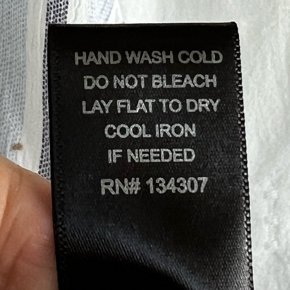 🆕 NWT LUMIERE Striped Button Down Shirt | Size Small - Picture 11 of 12